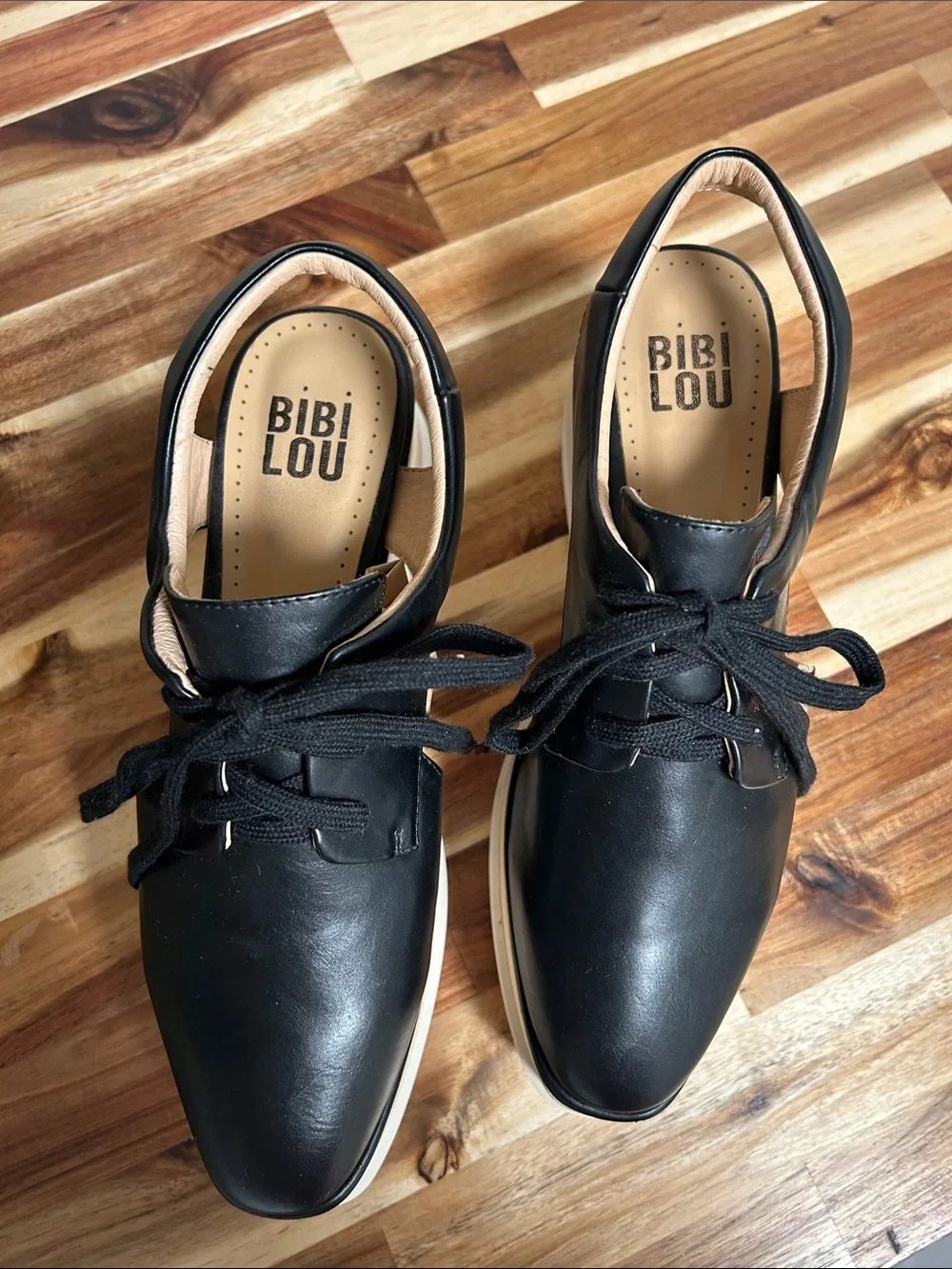 BIBILOU x FREE PEOPLE Madison Platform Cutout Wedge